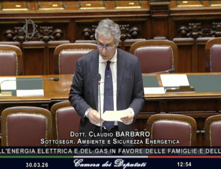 Dl bollette, Barbaro “Un segnale forte per le famiglie e per le imprese”