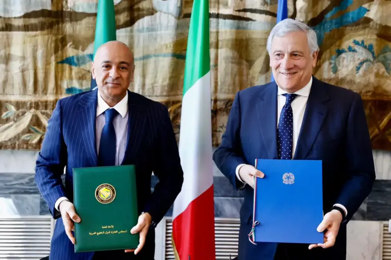 Tajani “Firmata intesa con il Consiglio di Cooperazione del Golfo”