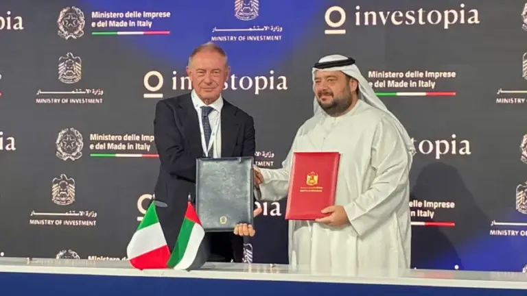 Urso firma un’intesa con il ministro emiratino Al Suwaidi su partnership tecnologiche e industriali